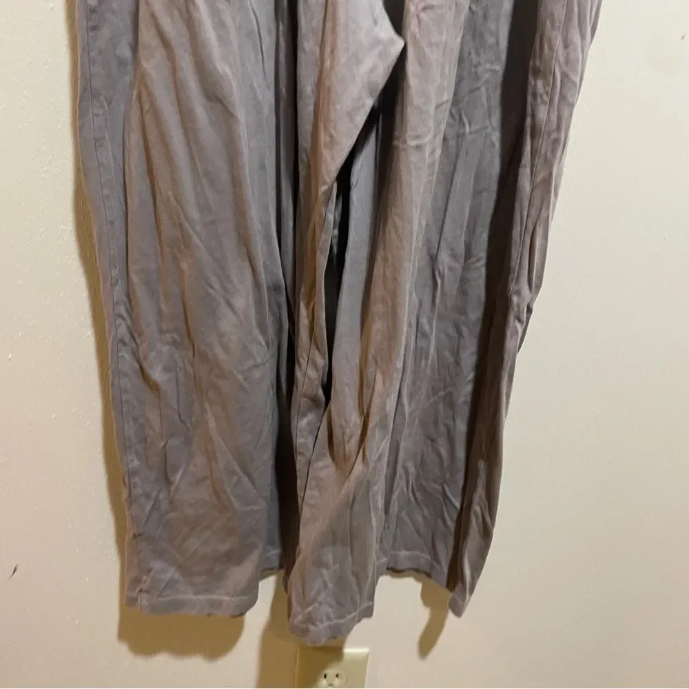 Calder Blake Small Lili Jumpsuit Anthracite Smocked Wide Leg Relaxed Fit Comfy - Picture 10 of 13